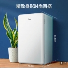 美的（Midea）93升单门一级低音复古白色小冰箱单温冷藏租房家用宿舍办公室可放美妆BC-93MF